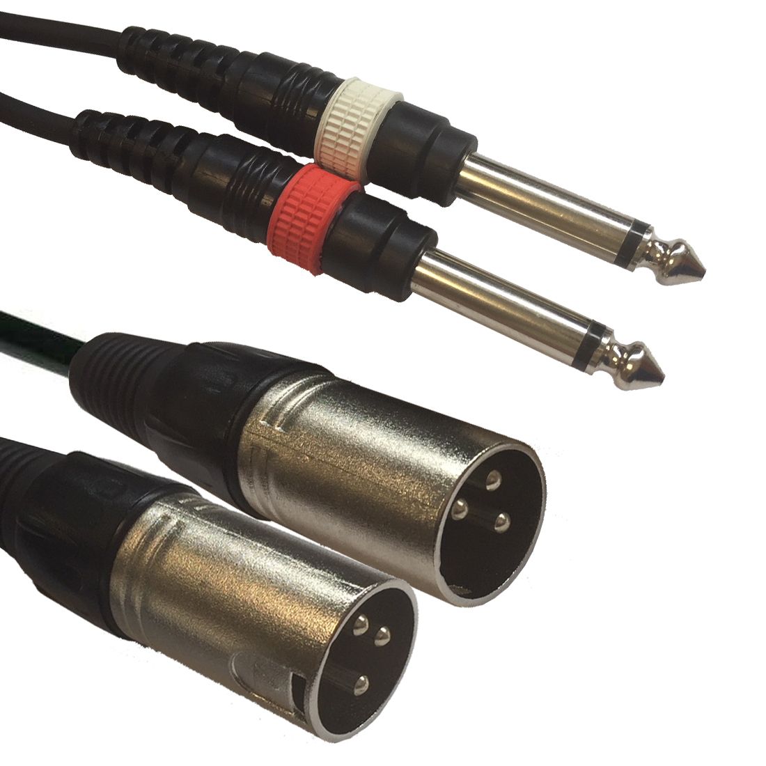 AC-2XM-2J6M/5 2x XLR male to 2x 63 Jack