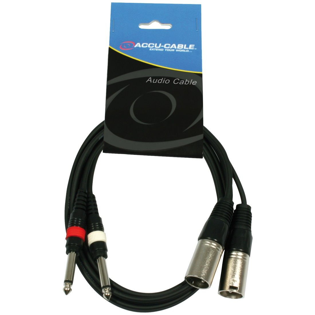 AC-2XM-2J6M/5 2x XLR male to 2x 63 Jack - Image 2