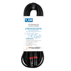AC-PRO XLR audio cable 7,5m