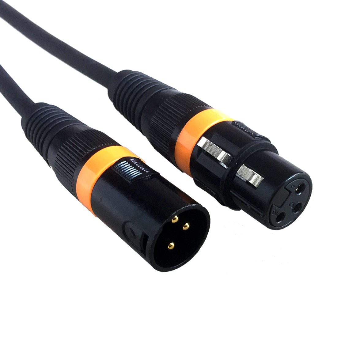 AC-DMX3/1,5 3 p. XLRm/3 p. XLRf 1,5m DMX