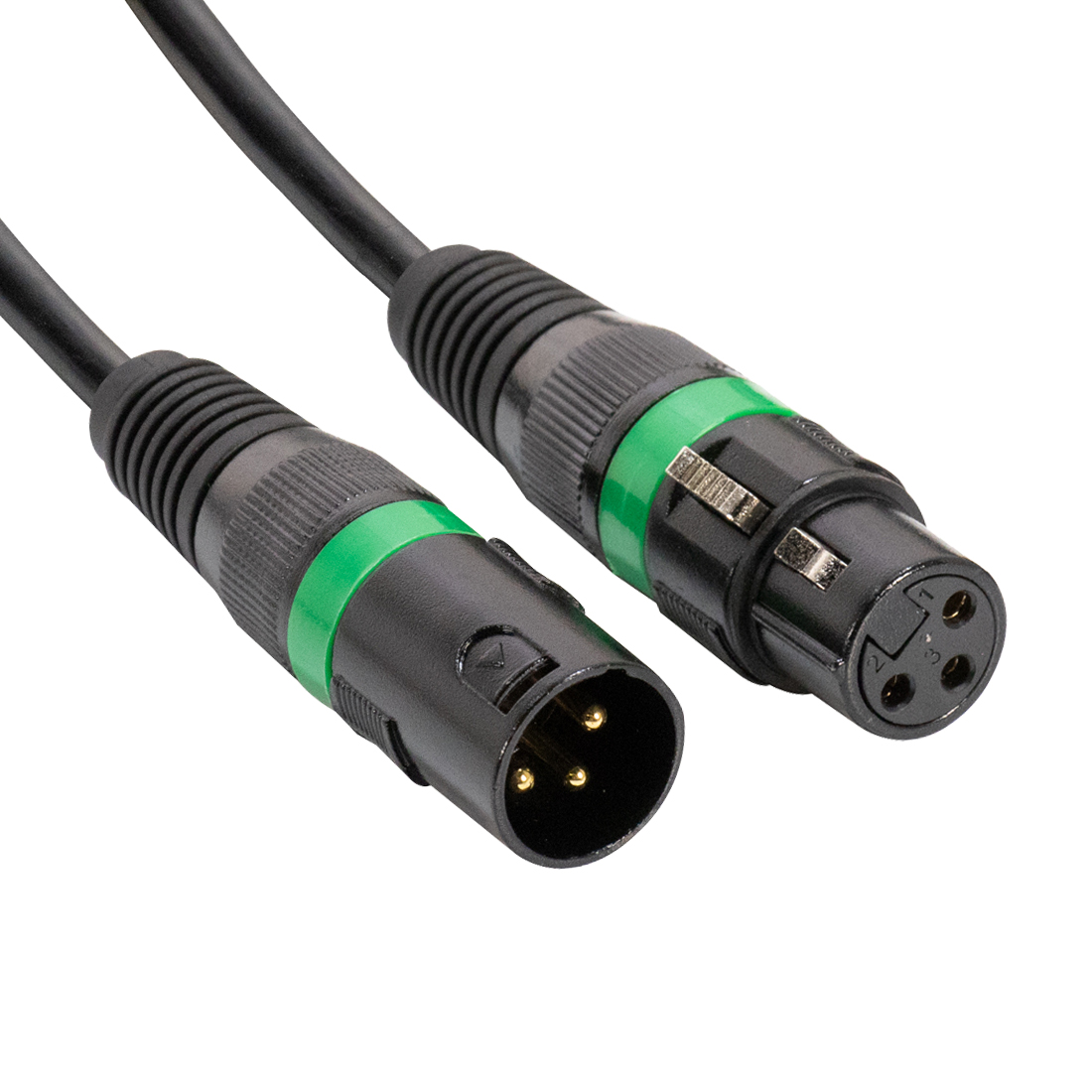 AC-DMX3/5 3 p. XLRm/3 p. XLRf 5m DMX