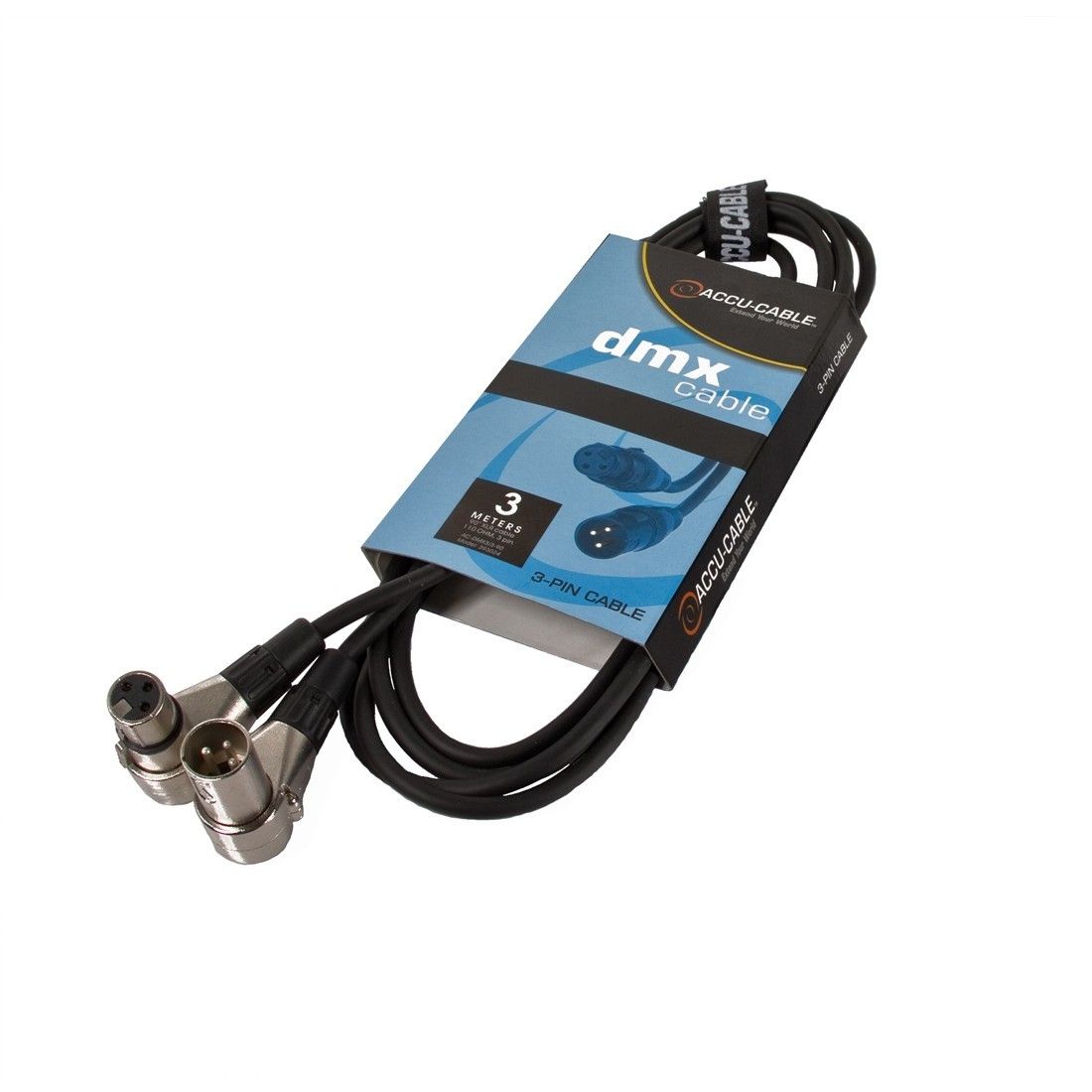 AC-DMX3/1,5-90 - 90° XLR Cables 1,5m 110 OHM - Image 2