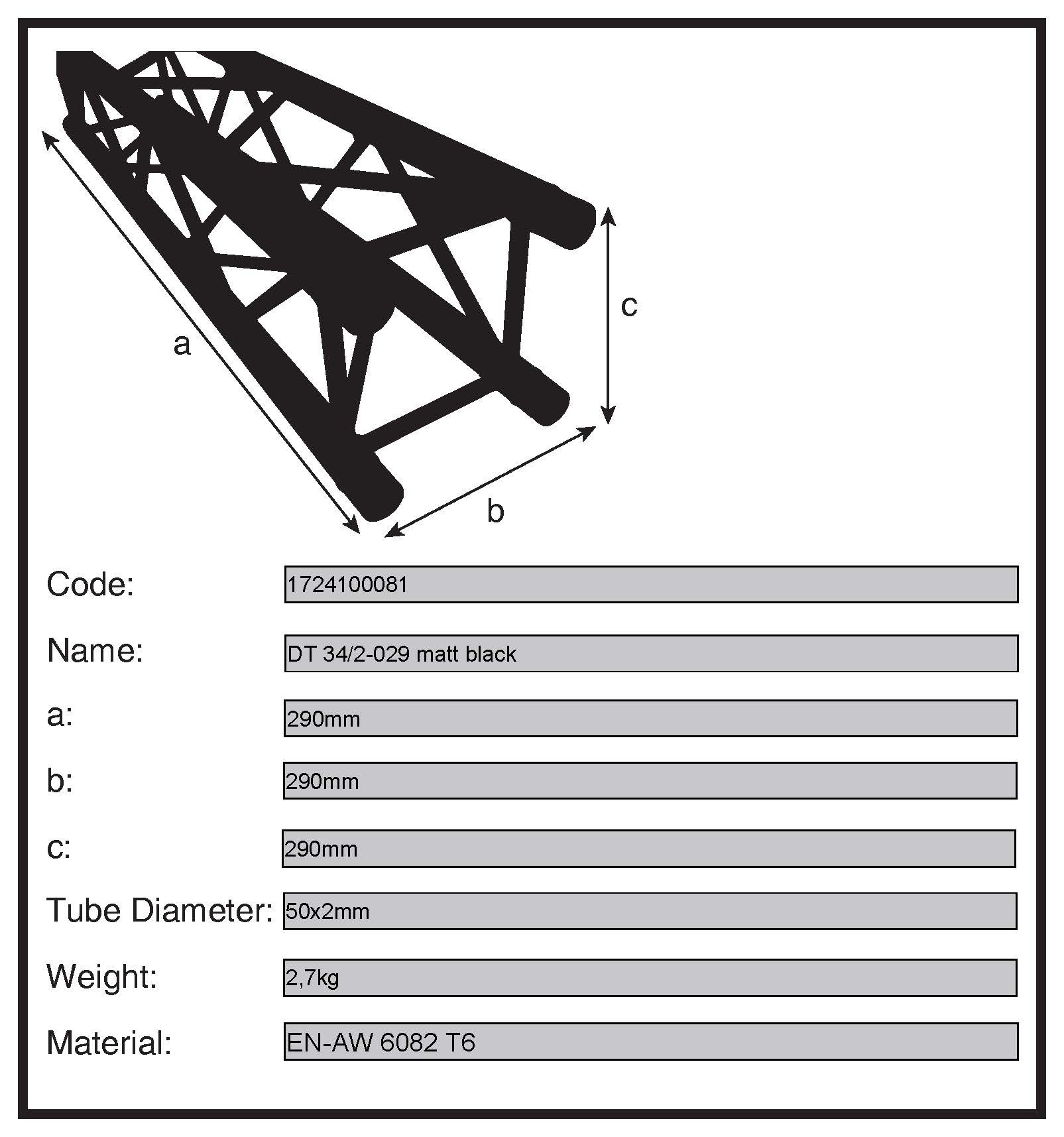 DT 34/2-029 Black - Image 3