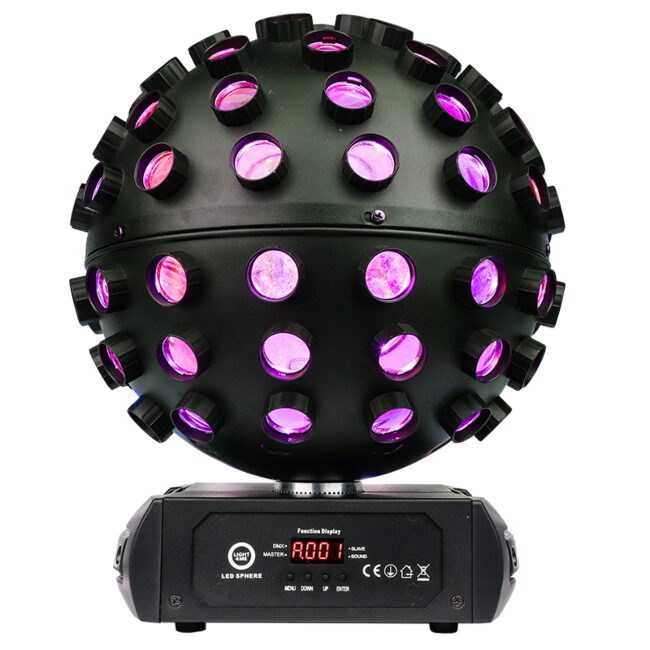 LIGHT4ME LED SPHERE 5x18W RGBWA-UV effektlámpa - Image 2