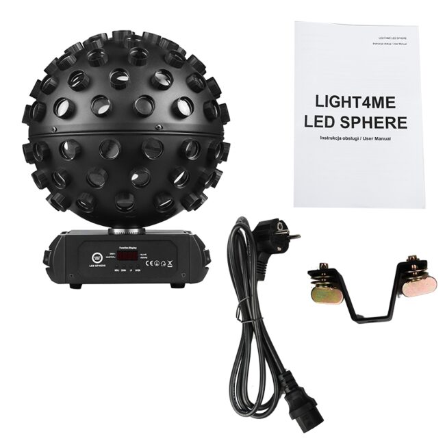 LIGHT4ME LED SPHERE 5x18W RGBWA-UV effektlámpa - Image 4