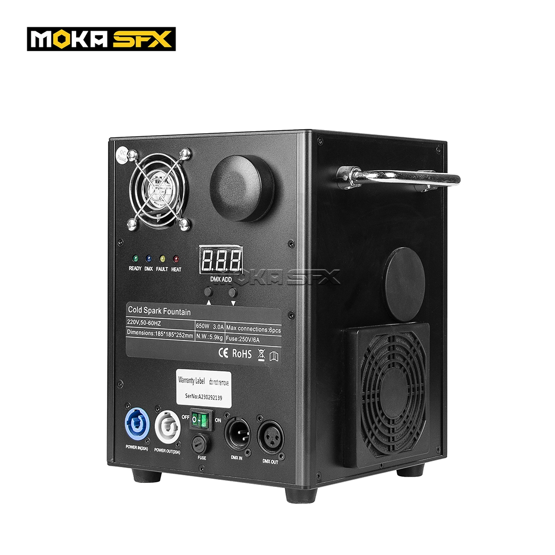 MOKA SFX MK-E15 MINI 650W Cold Spark Machine