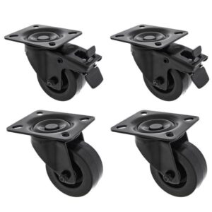 Roadworx Black Wheel 80mm Szett