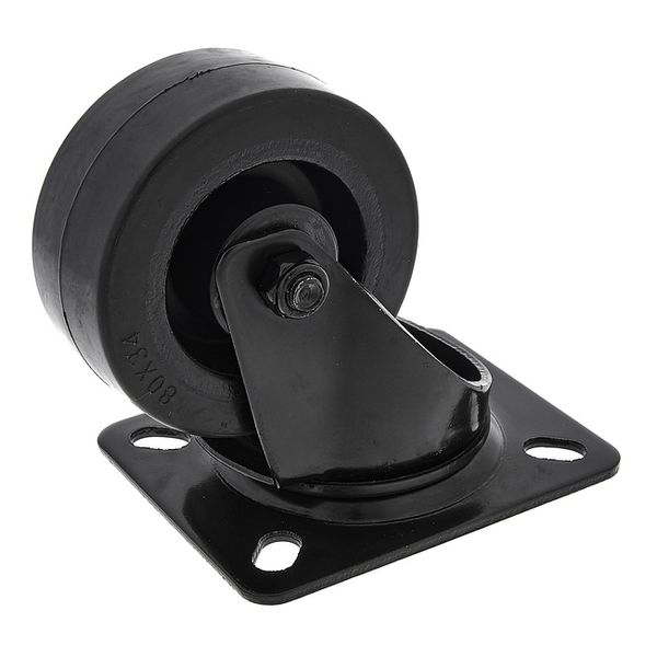 Roadworx Black Wheel Fék Nélküli 80mm - Image 2