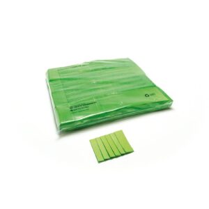 TCM FX - Lassú esésű Konfetti Téglalapok 55x17mm - Világoszöld - 1 kg