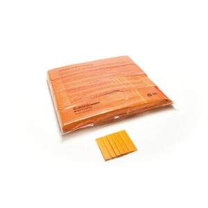 TCM FX - Lassú esésű Konfetti Téglalapok 55x17mm - Narancssárga - 1 kg
