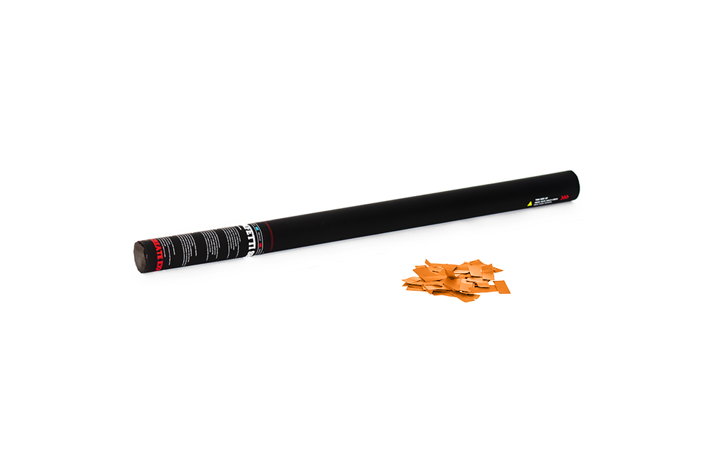 TCM FX - Kézi működtetésű Konfetti Ágyú 80cm - Narancssárga