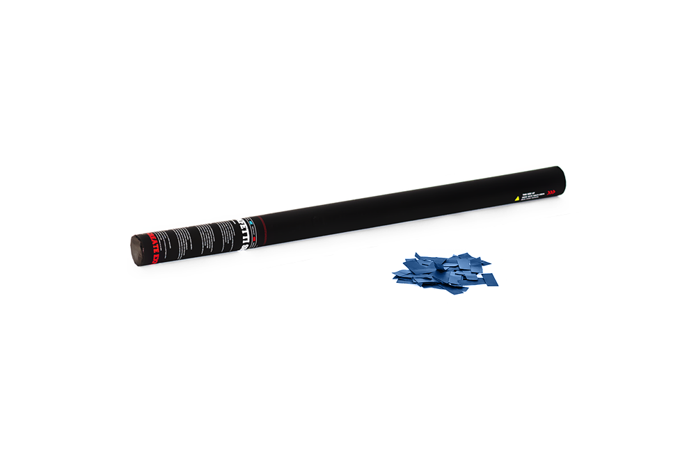TCM FX - Kézi működtetésű Konfetti Ágyú 80cm - Sötétkék