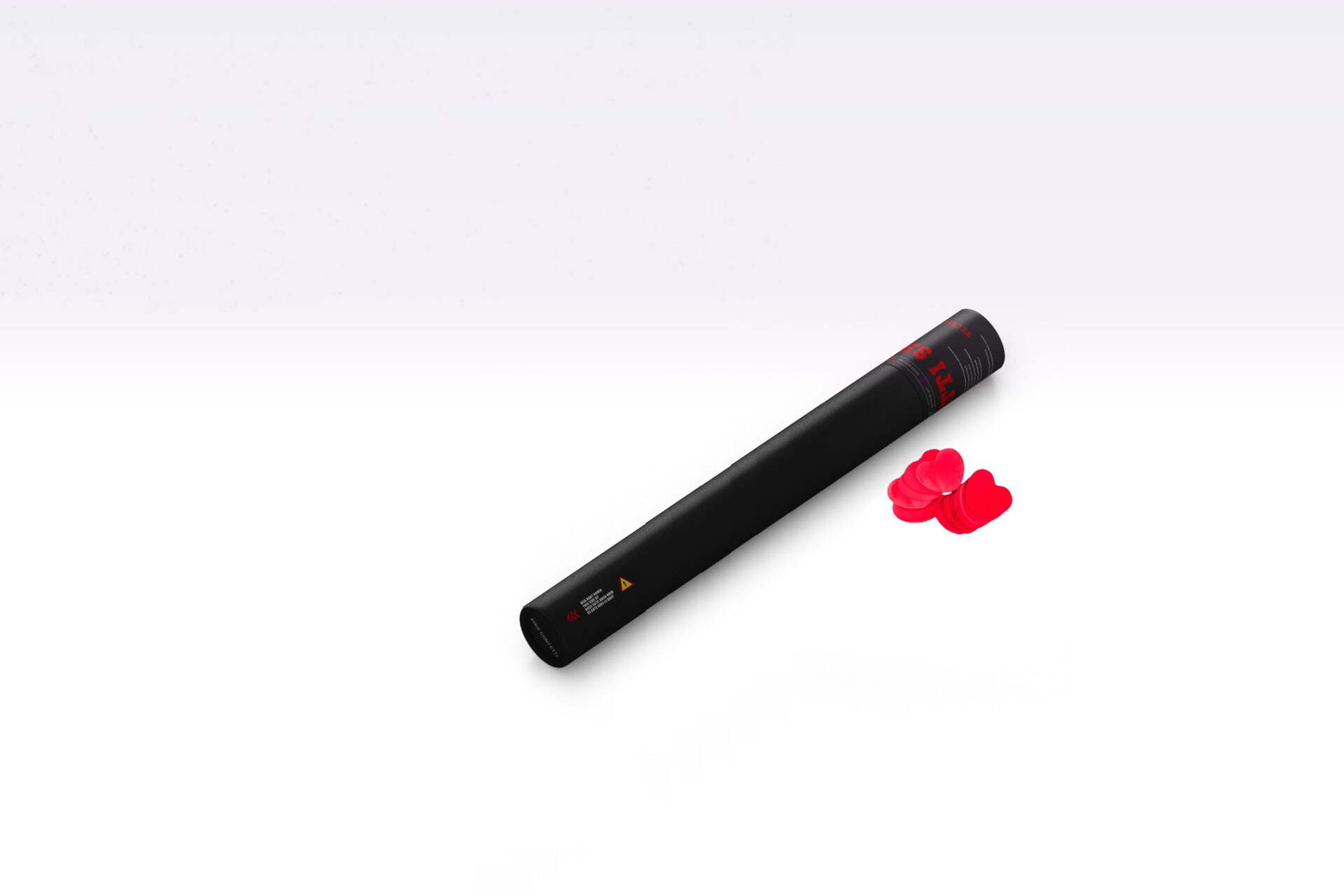 TCM FX - Kézi működtetésű Konfetti Ágyú 80cm - Red Szíves