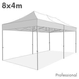 8x4 m Professional sátor
