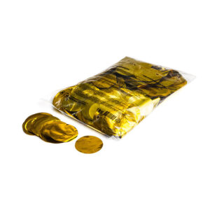 TCM FX - Metallic Konfetti Kör Ø 55mm - Gold - 1 kg