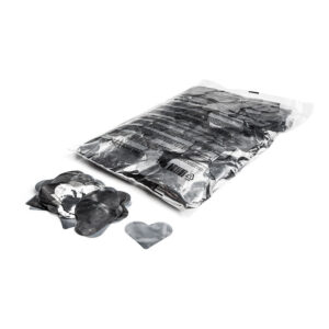 TCM FX - Metallic Konfetti Szív Ø 55mm - Silver - 1 kg