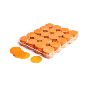 TCM FX - Lassú esésű Konfetti Kör Ø 55mm - Narancssárga - 1 kg
