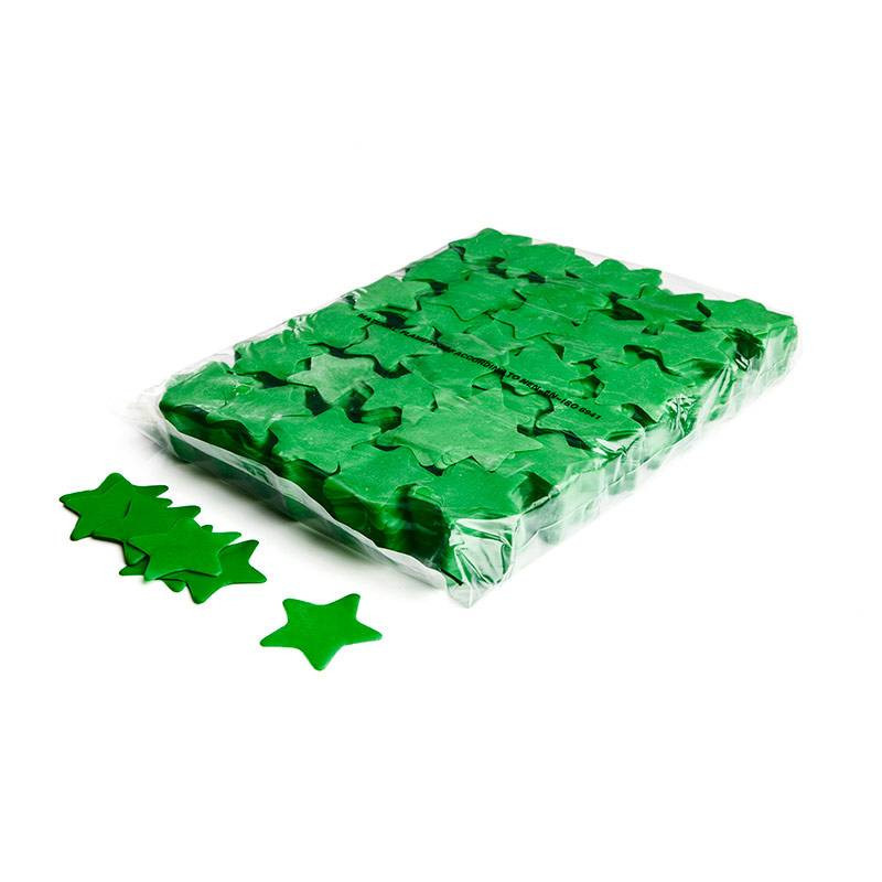 TCM FX - Lassú esésű Konfetti Csillag Ø 55mm - Sötétzöld - 1 kg