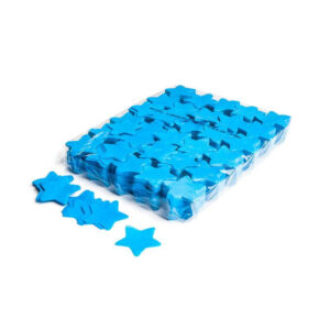 TCM FX - Lassú esésű Konfetti Csillag Ø 55mm - Világoskék - 1 kg