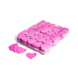 TCM FX - Lassú esésű Konfetti Szív Ø 55mm - Rózsaszín - 1 kg