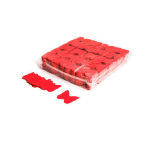 TCM FX - Lassú esésű Konfetti Pillangó Ø 55mm - Red - 1 kg